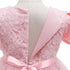 Children's Bubble Sleeve Mesh Dress Skirt